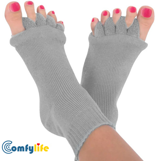 Comfylife Foot Alignment Socks Grey Colour | Get relief from foot pain in 21 days