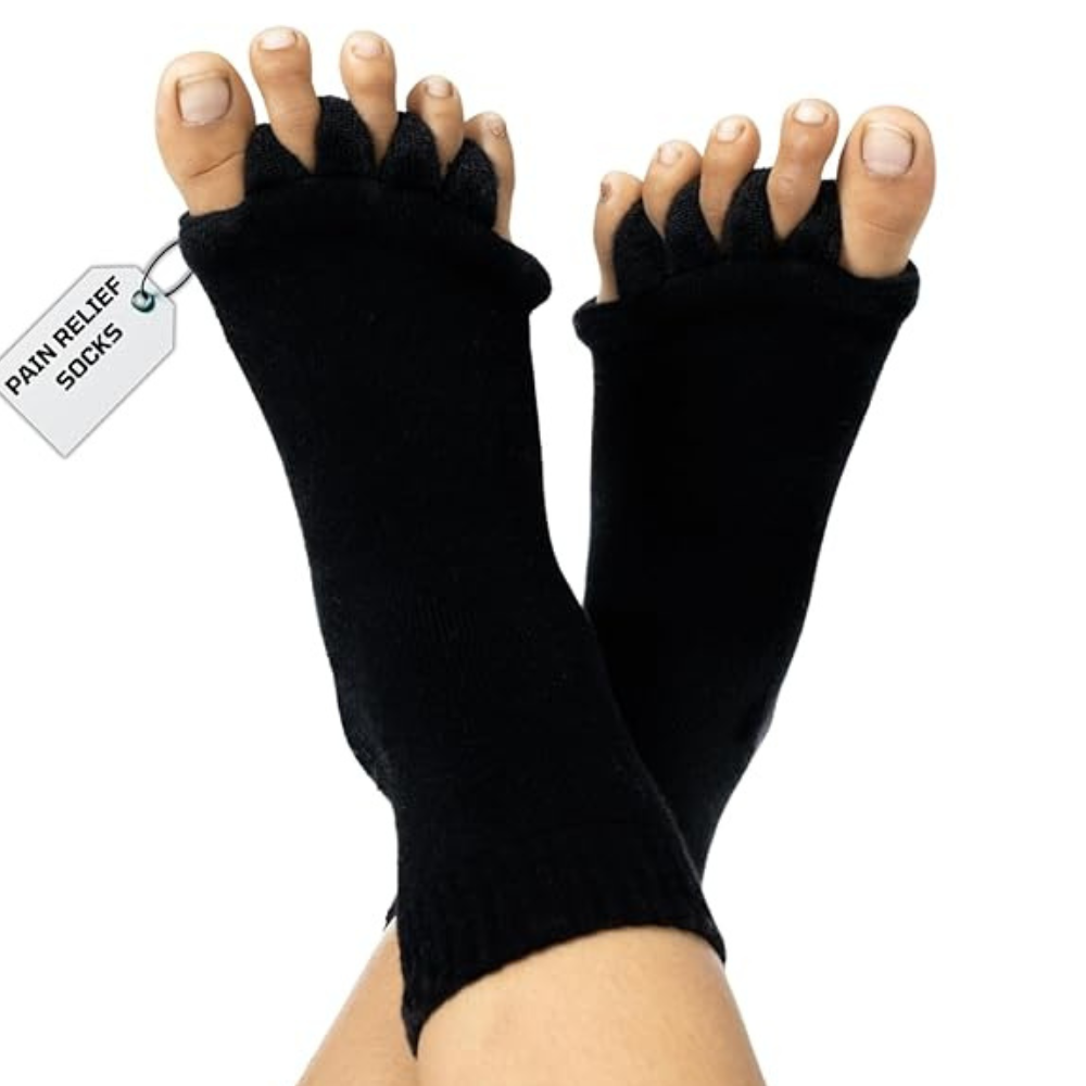 Comfylife Foot Alignment Socks Black Colour | Get relief from foot pain in 21 days