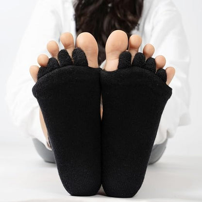 Comfylife Foot Alignment Socks Black Colour | Get relief from foot pain in 21 days